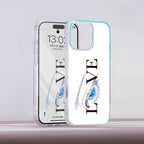 Jujutsu Kaisen Satoru Gojo LOVE Gradient Phone Case, Iridescent Hard Shell Cover