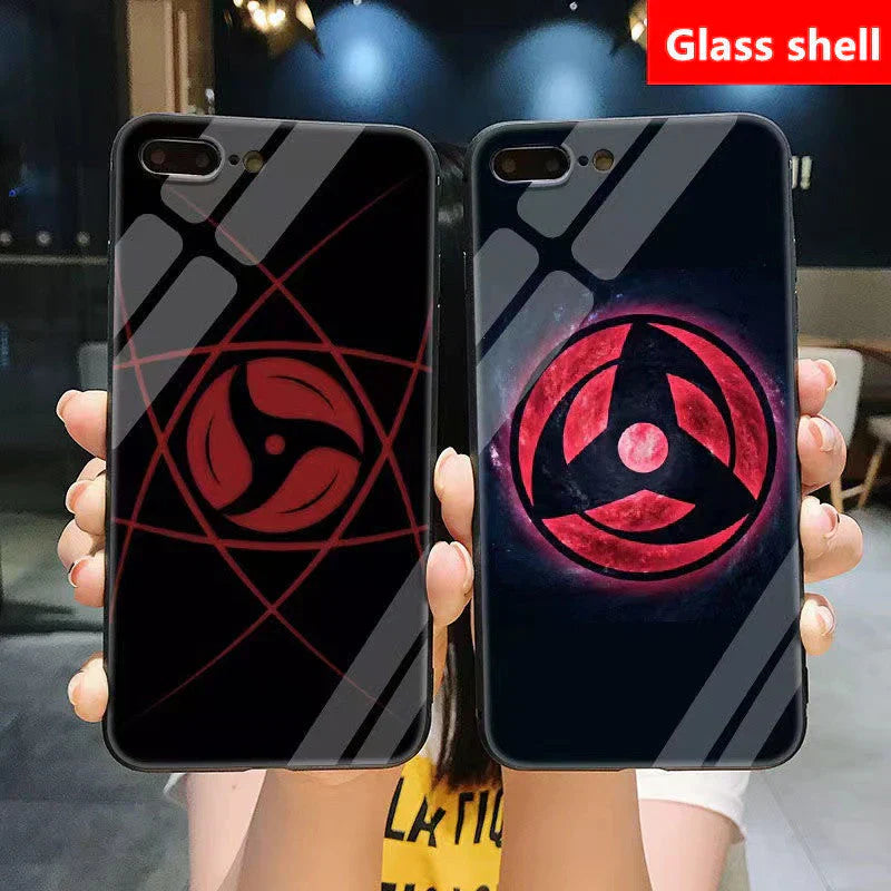 Write wheel eye kaleidoscope The Blowout Glass Silicone IPhone Case(11th to 17th Generation Pro Max)