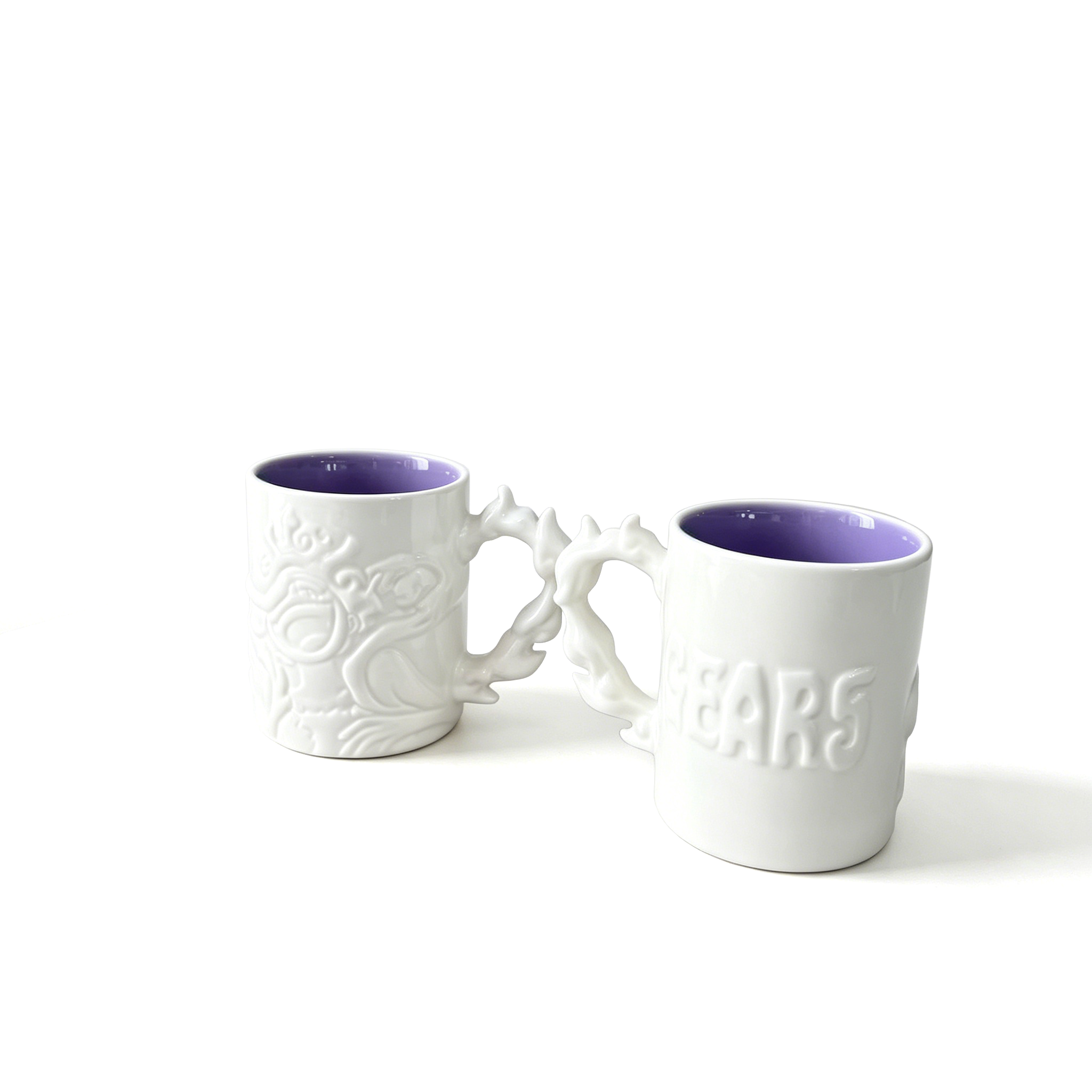 One Piece Luffy Gear 5 Embossed Ceramic Mug - Anime Coffee Cup with 3D Handle
