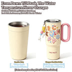 One Piece Tony Tony Chopper 720ml Insulated Tumbler, Anime Stainless Steel Iced Coffee Cup with Keychain
