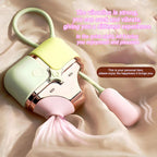 Discreet Portable Silicone Relax Massage Kit, Dual Mode Personal Care Device with Compact Travel Storage Case, Medical Grade Soft Silicone
