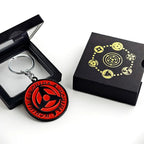 Naruto Sharingan Rotatable Keychain - Uchiha Anime Spinning Fidget Toy