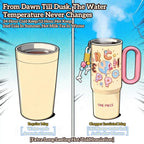 ONE PIECE Tony Tony Chopper Tumbler | Macaron Donut Design Cup with Handle & Straw