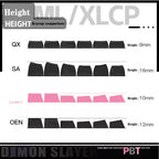 Demon Slayer Kanroji Mitsuri Keycaps 122 PBT Sublimation Keycap Set for Mechanical Keyboard with Detailed Display and Single Keycap Option