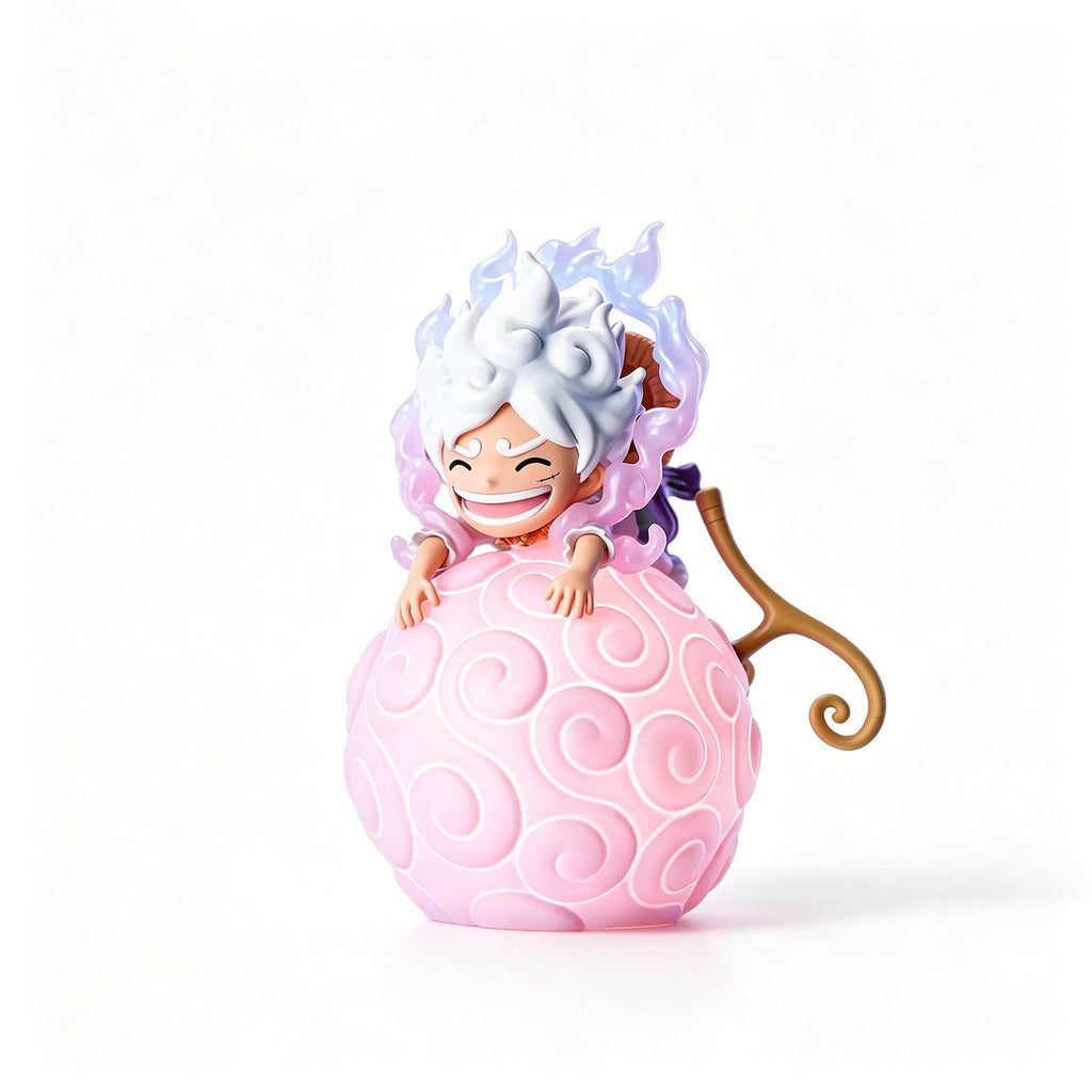 One Piece Luffy Gear 5 Nika Devil Fruit LED Night Light, Anime Luffy Figure Lamp