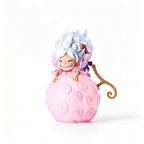 One Piece Luffy Gear 5 Nika Devil Fruit LED Night Light, Anime Luffy Figure Lamp