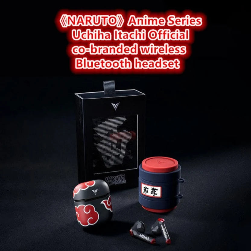 Uchiha Itachi Wireless Bluetooth Headset Earbuds Set Earphones ￼