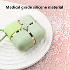 Discreet Portable Silicone Relax Massage Kit, Dual Mode Personal Care Device with Compact Travel Storage Case, Medical Grade Soft Silicone