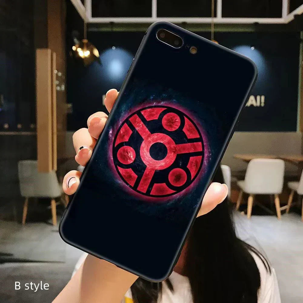 Write wheel eye kaleidoscope The Blowout Glass Silicone IPhone Case(11th to 17th Generation Pro Max)