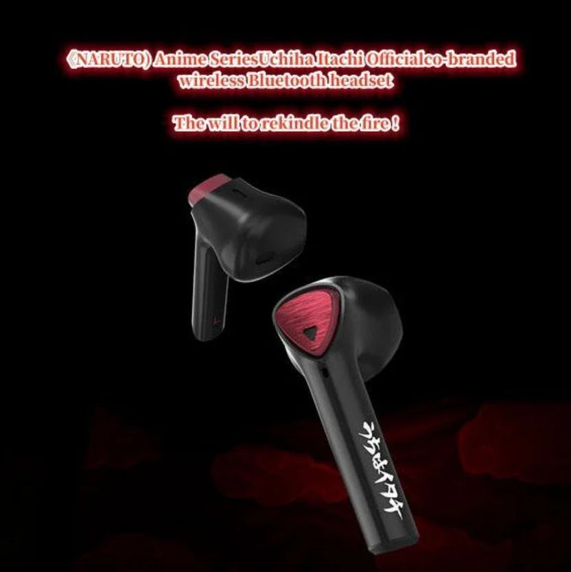 Uchiha Itachi Wireless Bluetooth Headset Earbuds Set Earphones ￼