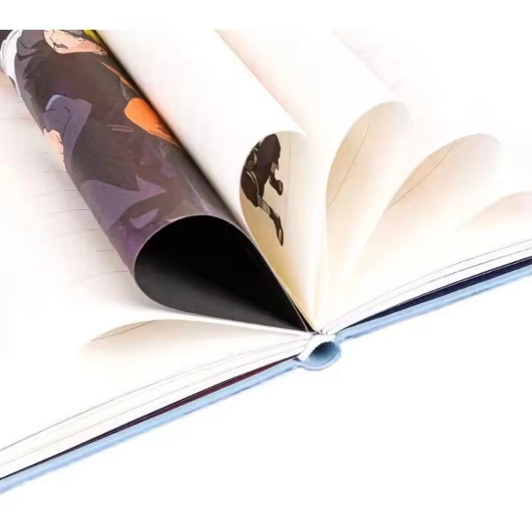 Naruto Shippuden trio assembled leather hardcover notebook gift box set diary notepad