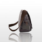 Naruto Sasuke Anime Messenger Bag, Akatsuki Leaf Village Logo Canvas Crossbody Shoulder Bag