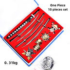 Zoro ring necklace key chain suit