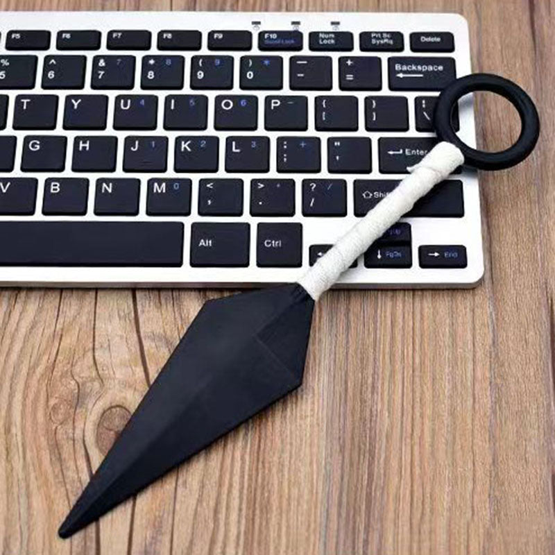 Naruto Uzumaki Ninja Kunai Cosplay Prop, Metal Kunai with Scroll Packaging