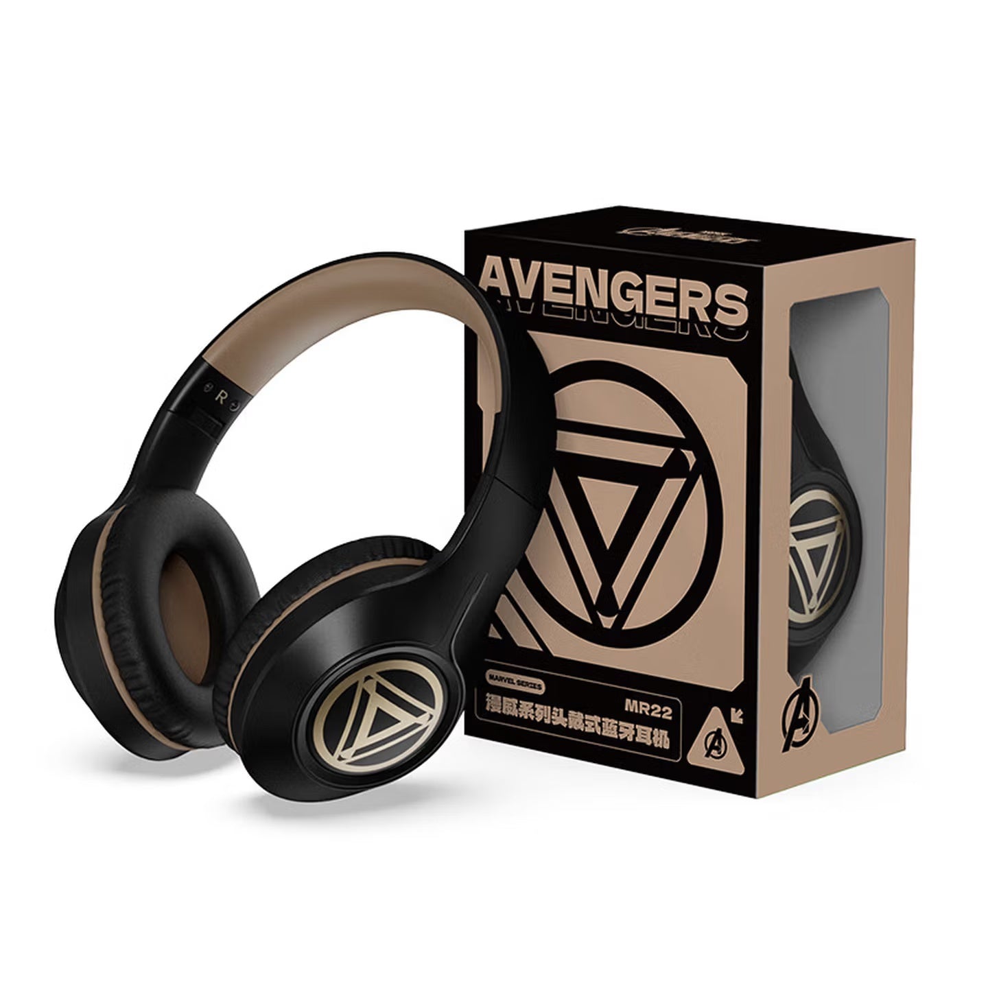 Marvel Avengers Captain America Iron Man Wireless Headphones, Bluetooth 5.4 Over-Ear Gaming Headset