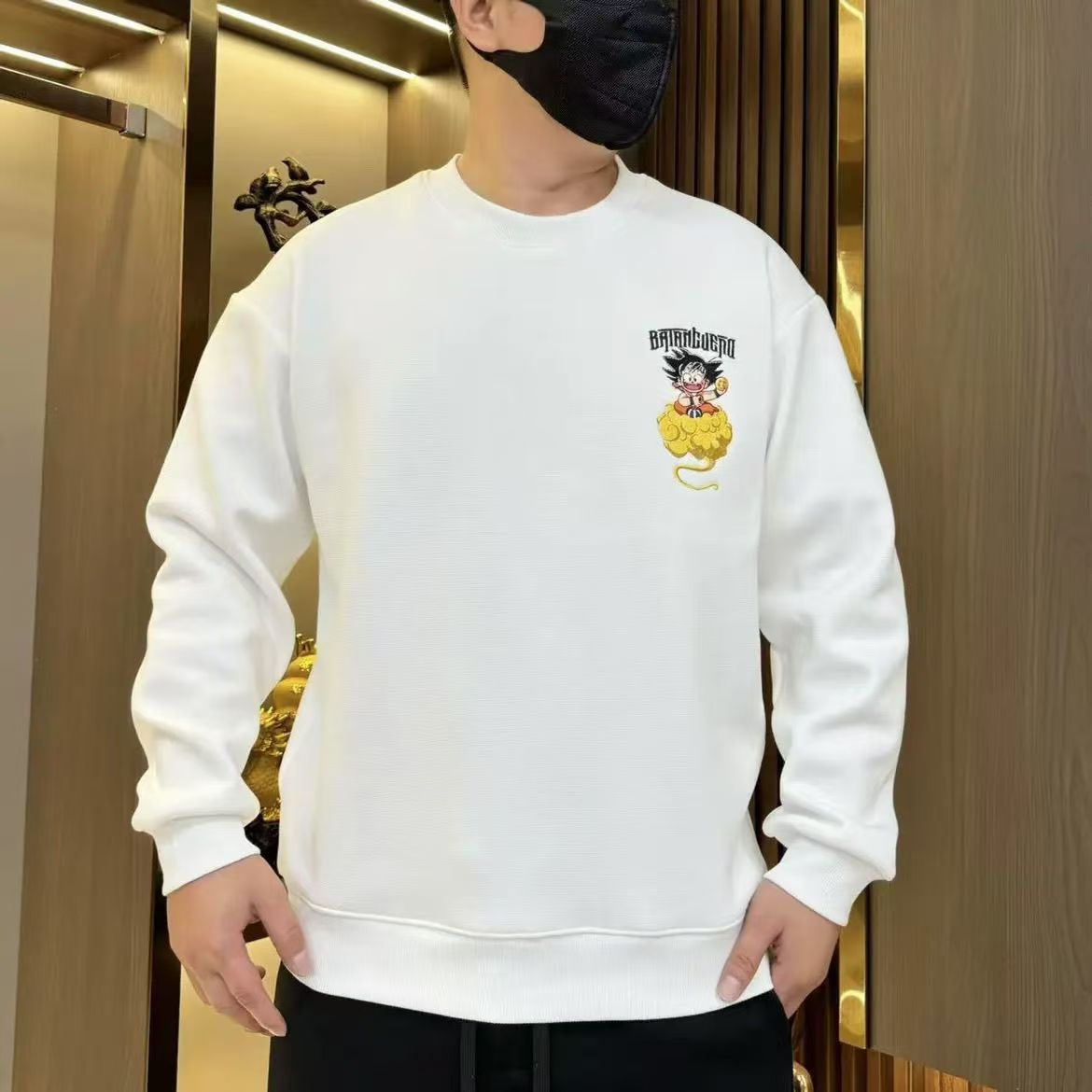 Son Goku Vintage crewneck hoodie - Revisit classic anime style