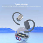 Marvel Iron Man Captain America Open-Ear Wireless Earbuds, Avengers Bluetooth 5.3 Air Conduction Headphones