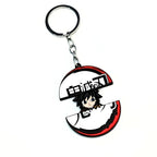 Demon Slayer Tanjiro Nezuko Pull‑Out Keychain, Cute Retractable Split Design Anime Character Metal Key Ring