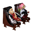 Demon Slayer Kyojuro Mitsuri Gyomei Frame Bust Figure, Anime Hashira Photo Frame Statue Collectible