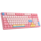 One Piece Chopper Pink Mechanical Keyboard, 108-Key RGB Backlit Gaming Keyboard