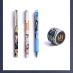 One Piece Monkey D Luffy Sabo Deluxe Stationery Kit, Hardcover Journal Gel Pen Anime Gift Box for Students