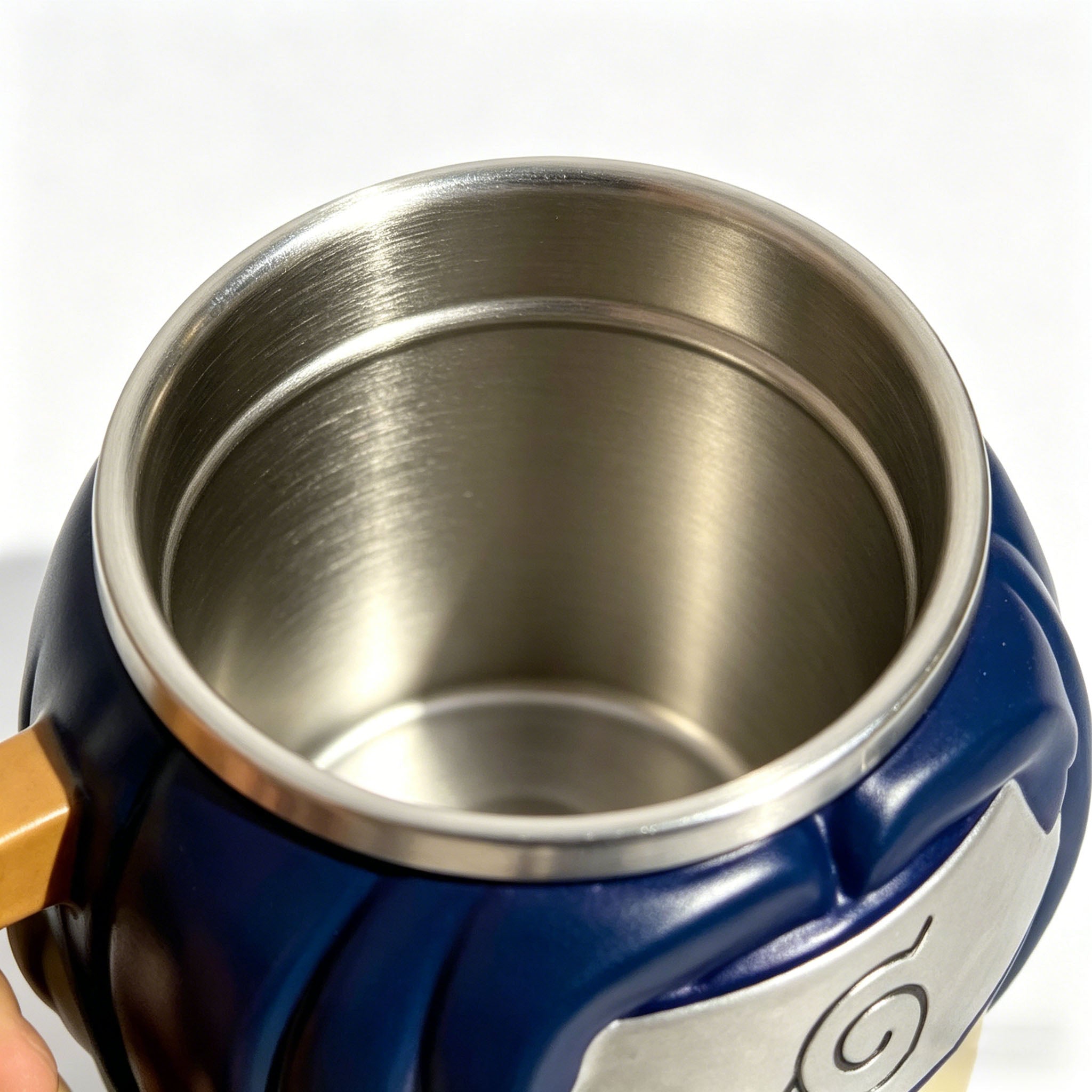 Naruto Shippuden Character 3D Sculpted Mug, Stainless Steel Lined Anime Coffee Cup, Collectible Anime Drinkware for Fan