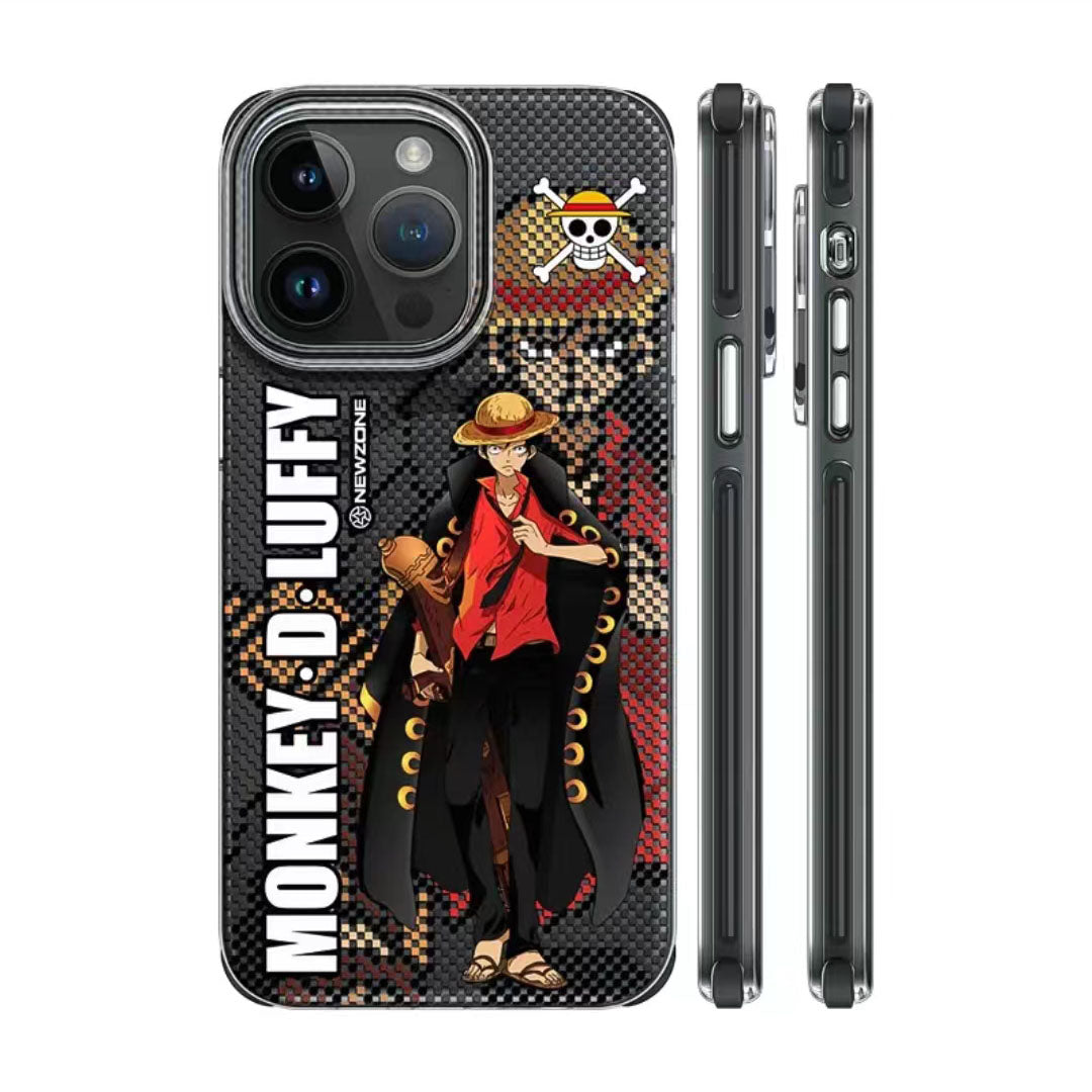 Luffy/Zoro/Ace iPhone silicone crash-resistant phone case