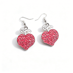 One Piece Ace Flame Flame Fruit Devil Fruit Enamel Dangle Earrings