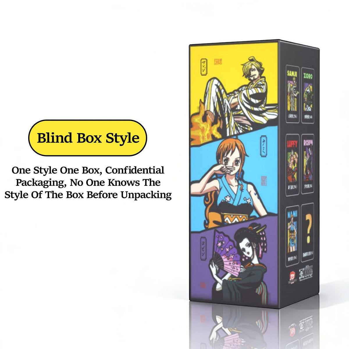 One Piece Luffy Zoro Blind Box Shaker Bottle, 800ml Anime Protein Water Cup