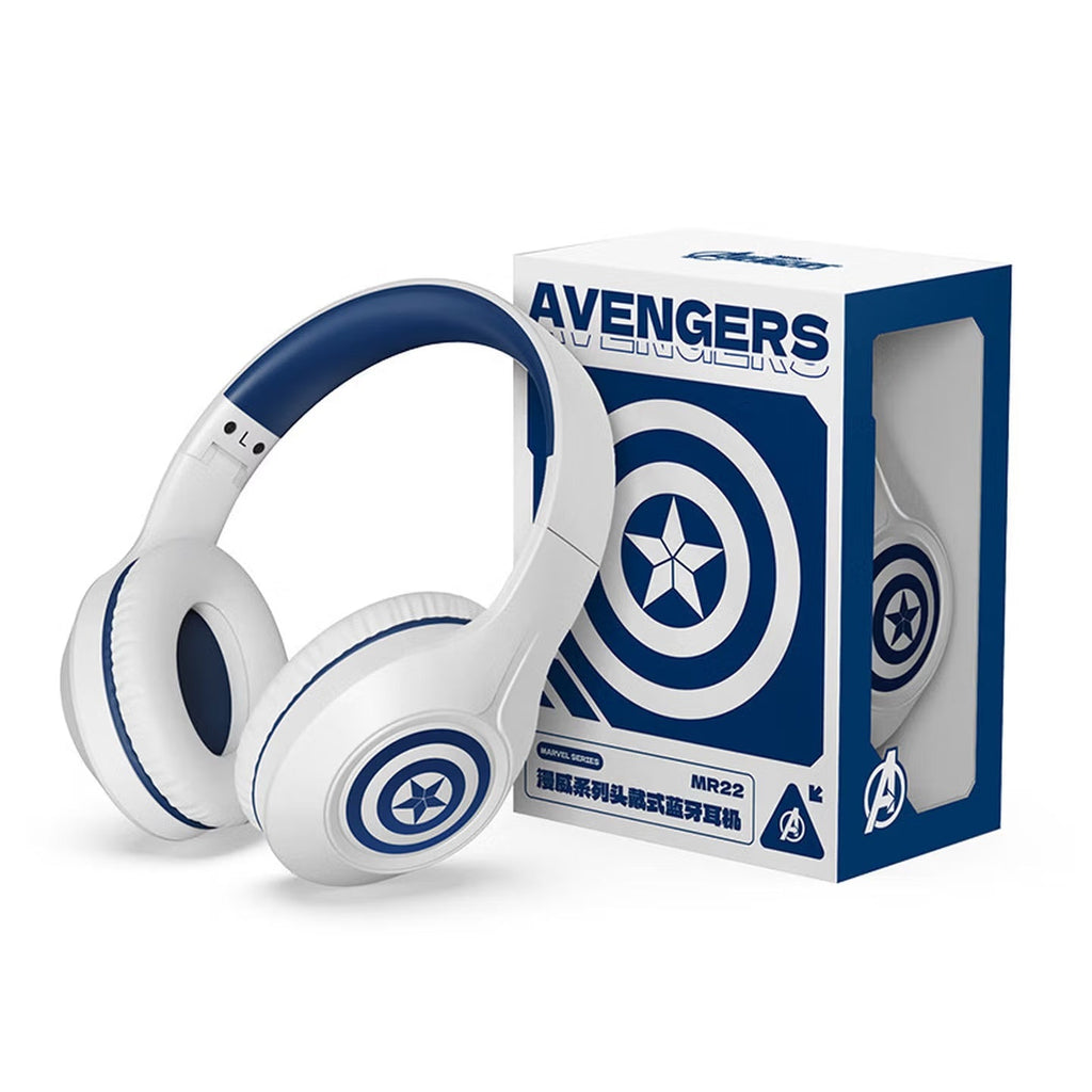 Marvel Avengers Captain America Iron Man Wireless Headphones, Bluetooth 5.4 Over-Ear Gaming Headset