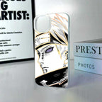 Naruto Pain Yahiko Anime Phone Case, Laser Gradient Shockproof Protective Cover for iPhone