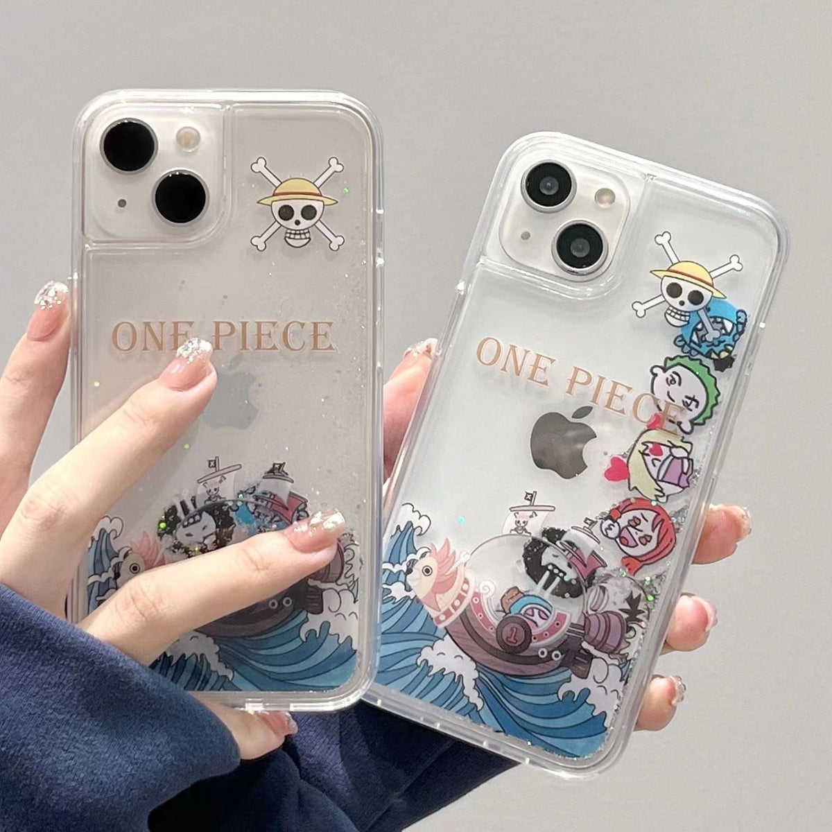 Luffy/Zoro iPhone silicone crash-resistant phone case