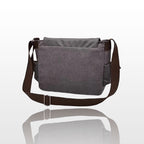 Naruto Sasuke Anime Messenger Bag, Akatsuki Leaf Village Logo Canvas Crossbody Shoulder Bag