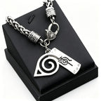 Naruto Leaf Village & Anti-Leaf Symbol Bracelet - Anime Cosplay Jewelry