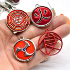 Naruto Naruto Uzumaki Sasuke Uchiha Anime Jewelry Gift Set, Ninja Kunai Headband Sharingan Pendant Collection Box