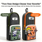 Naruto Kakashi Pencil Case Set, Anime Large Capacity Pencil Bag with Kunai Pen