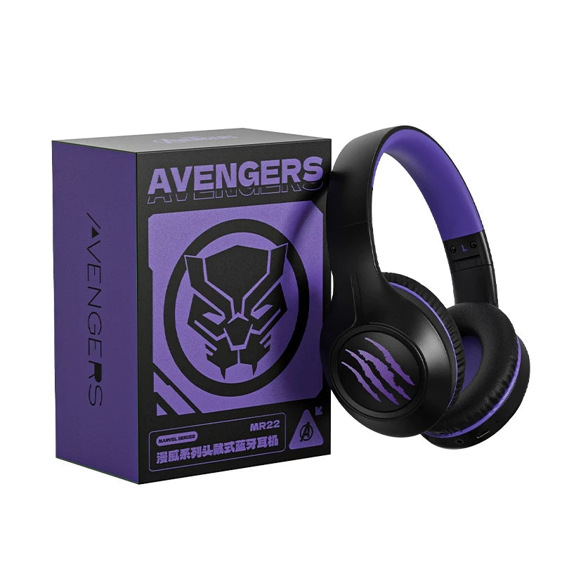 Marvel Avengers Captain America Iron Man Wireless Headphones, Bluetooth 5.4 Over-Ear Gaming Headset