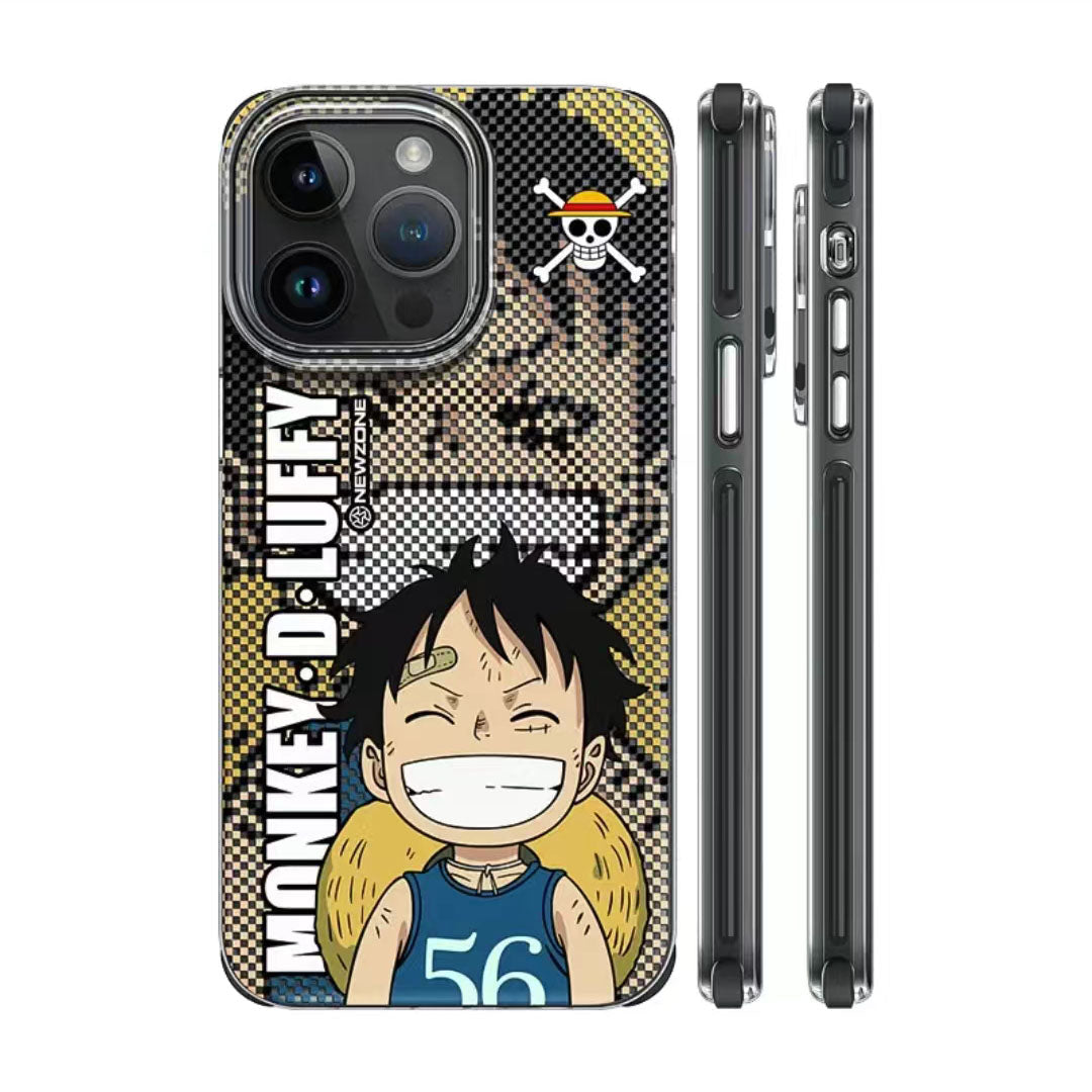 Luffy/Zoro/Ace iPhone silicone crash-resistant phone case