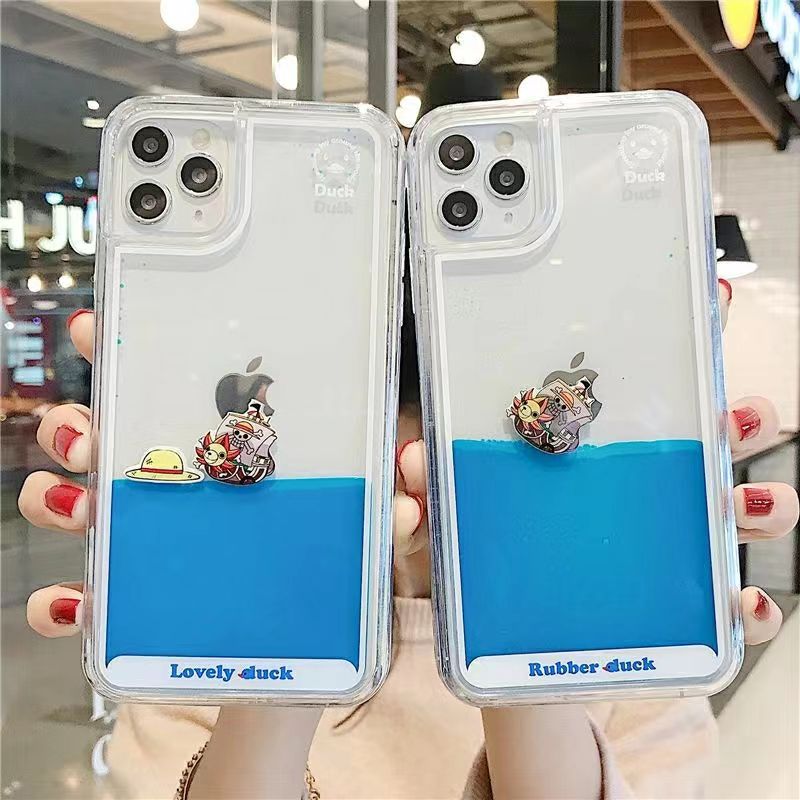 Luffy/Zoro iPhone silicone crash-resistant phone case