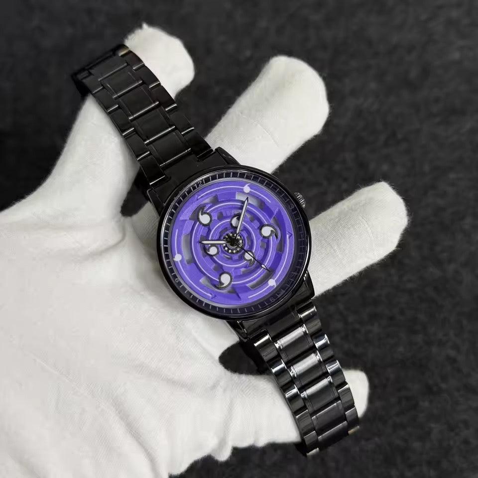 Sasuke/Madara/Itachi Sharingan rotating watch Handsome and cool watch