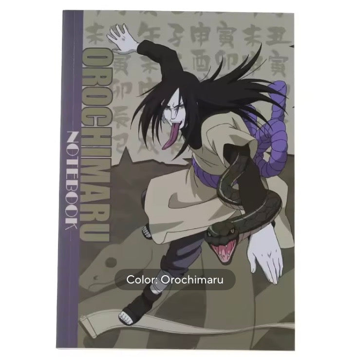 NARUTO cosplay sasuke Uchiha Itachi Gaara Orochimaru Hatake Kakashi Notebook