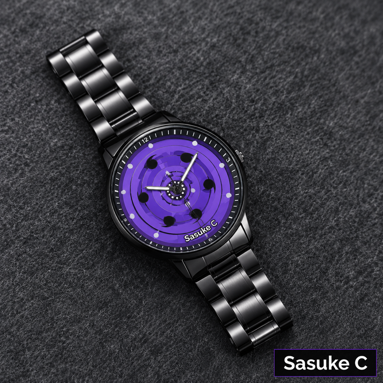 Sasuke/Madara/Itachi Sharingan rotating watch Handsome and cool watch