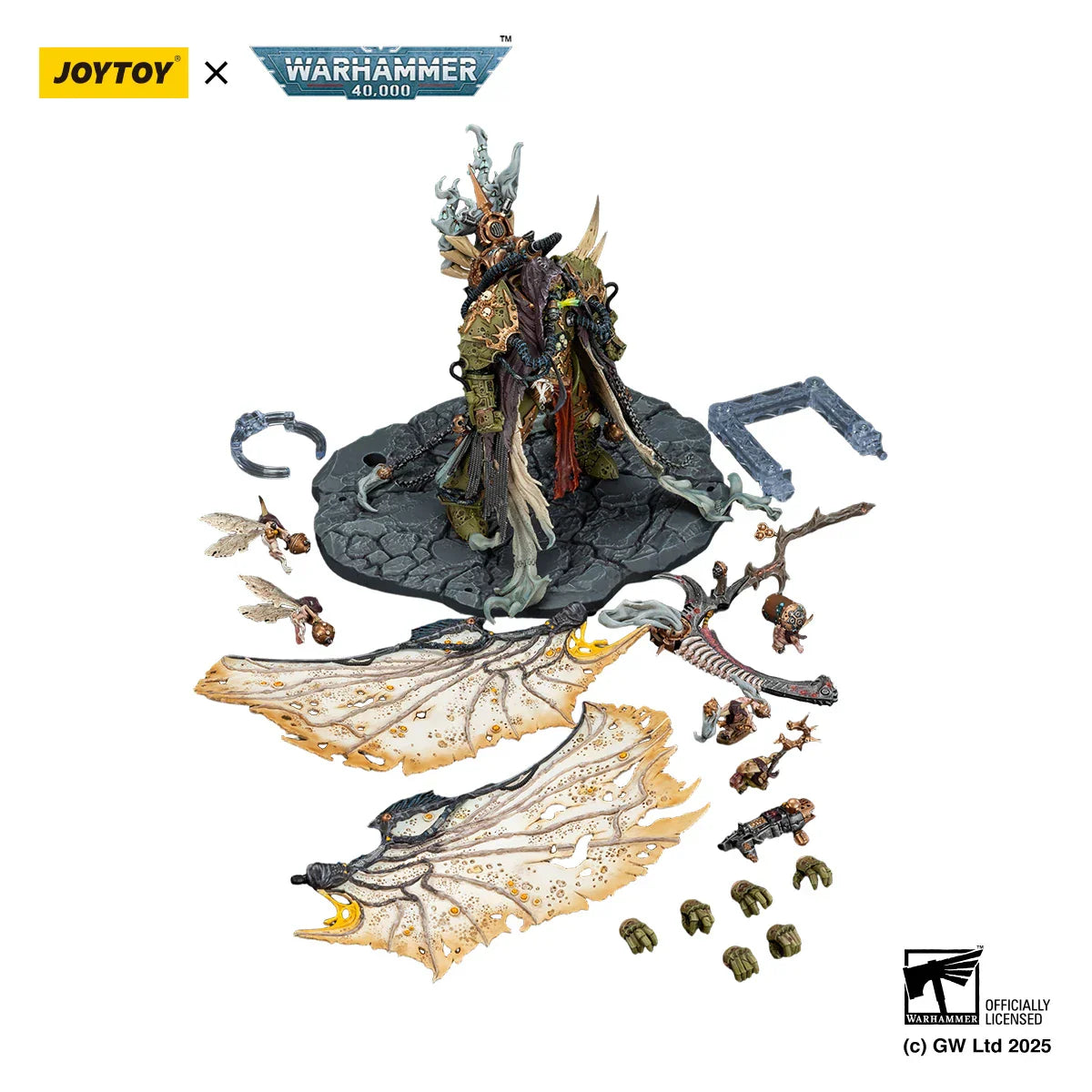 JOYTOY Warhammer 40K Mortarion & Death Guard