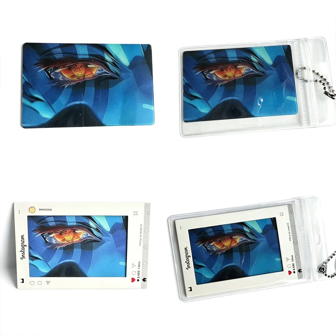 Demon Slayer 3D Lenticular Instagram Photo Card - Anime Motion Hanging Ornament